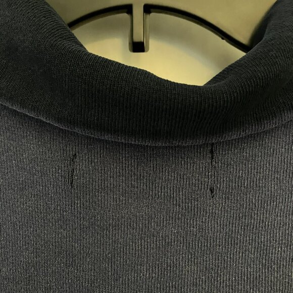 Les Tien Mens Sweatshirt Yacht Pullover Medium Blue Dip Dye Ombre Collar Preppy - Picture 7 of 10